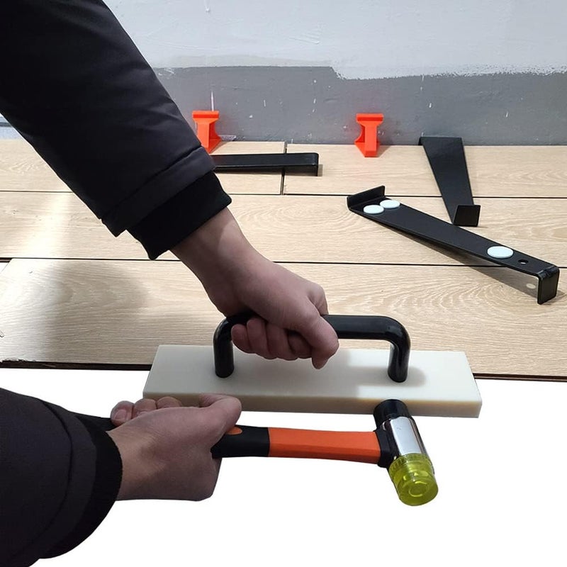 NOWHYX Tapping Block, Durable Flooring Tapping Block with Handle, Practical Vinyl Floor Installation Tool for Installing Laminate, Hardwood, LVP, LVT or Engineered Wood(SIZE:40cm/15.75in) - Image 2